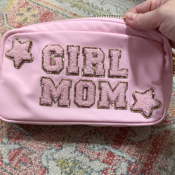 💕 Stoney Clover 💕Pink 'Girl Mom' Accessory Pouch - Picture 8 of 8